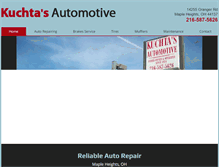 Tablet Screenshot of kuchtasautomotive.com
